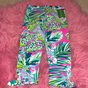 NWT Lilly Pulitzer Cotton Leggings girls 6/7